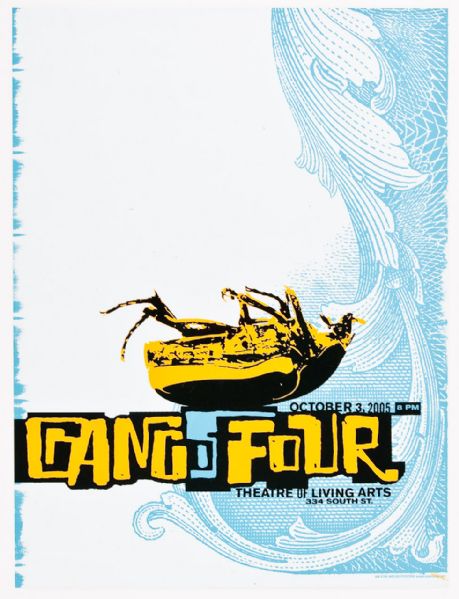 Gang of Four at Theatre of Living Arts Original Poster